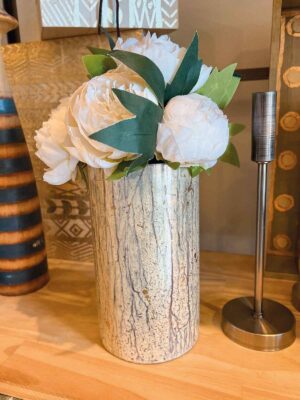 Florero cilindrico ivory